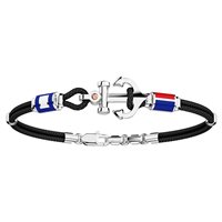 Bracciale Zancan Uomo Nautica in Argento EXB621R-NE